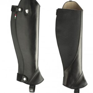 Polainas de cuero liso grip Tattini