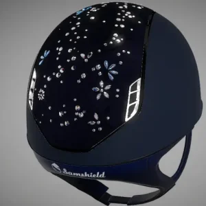 Casco Samshield Shadowmatt Flower Swarovski