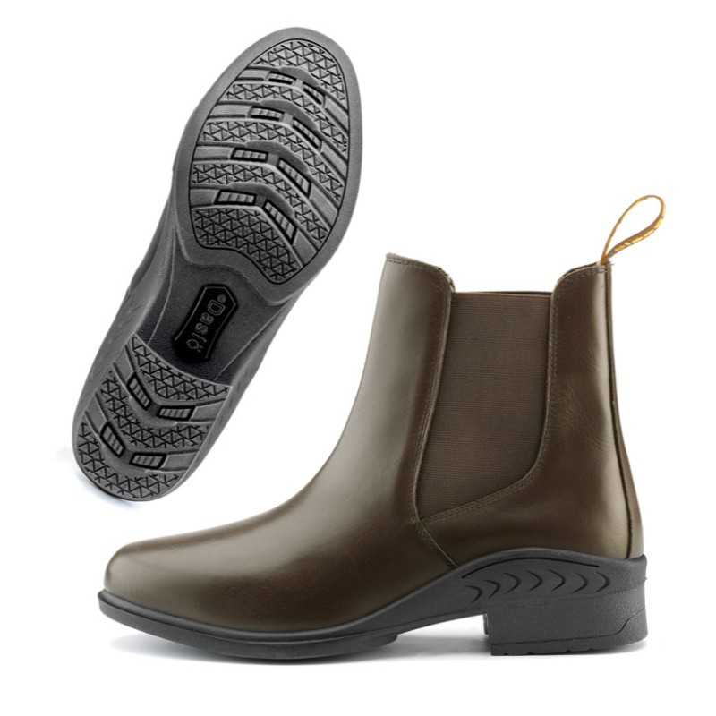 botines daslo cuero