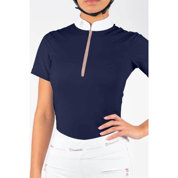 polo aloise samshield rose gold navy