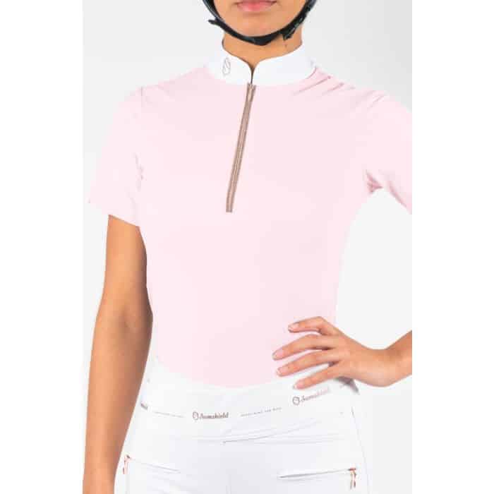 polo aloise samshield rose gold powder pink