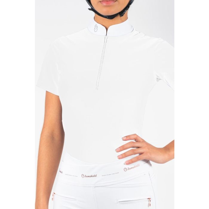 polo aloise samshield blanco