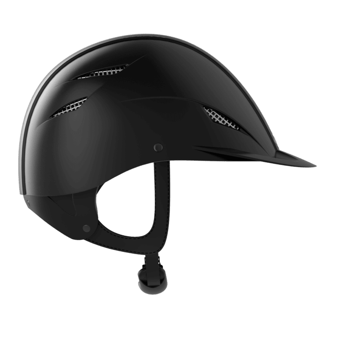 casco GPA easy speed hybrid negro mate