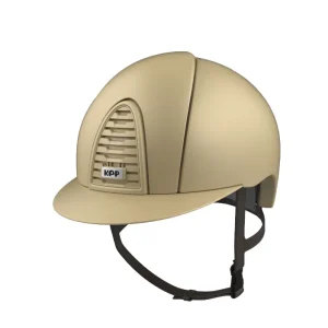 CASCO KEP CROMO 2.0 Textile Rejilla Dorado