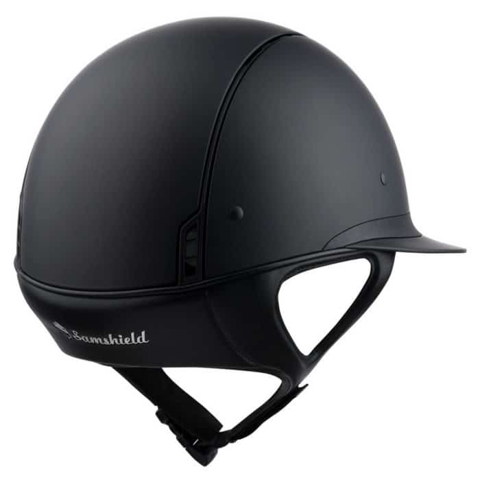 casco samshield miss shield shadowmatt dark line espacio horse