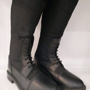 Botas  de Cuero y Tela   HKM