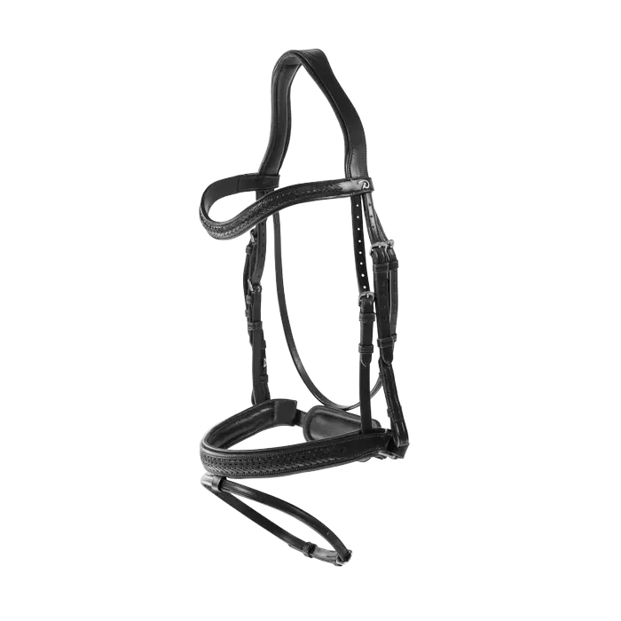 Cabezada Dy'on con Muserola Trenzada Flash y Tirador - Imagen 3