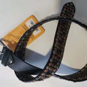 Cinturon De Cuero con tachuelas  HKM