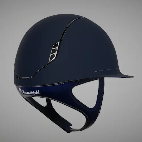 Casco Samshield Miss Shield 2.0 Matt Azul - Imagen 3