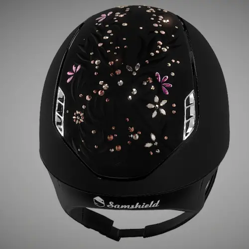 Casco Samshield Shadowmatt 2.0 Flower Swarovsky - Imagen 5