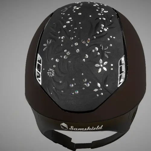 Casco Samshield Shadowmatt 2.0 Flower Swarovsky - Imagen 7
