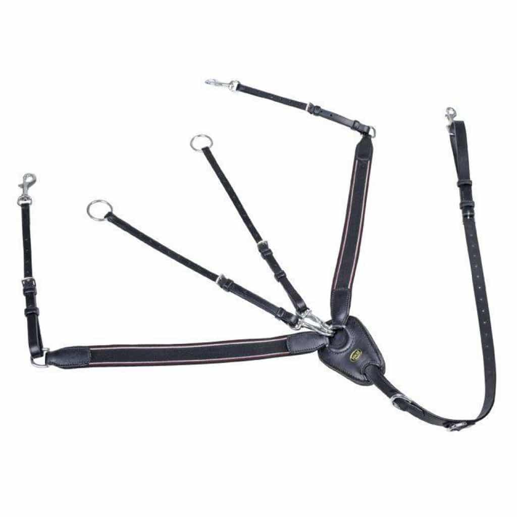 Pechopetral con Martingala goma ancha Hkm - Imagen 3