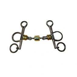 Bocado Pelham embocadura con rodillos Jump´ing