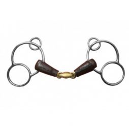 Bocado Pessoa Jump´ing cuero 3 piezas