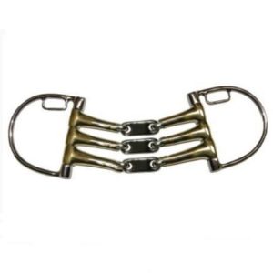 Filete Anilla D 3 embocaduras puente y pasadores Jump´ing