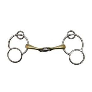 Filete pessoa aleman embocadura 3 piezas bloqueado Jump´ing