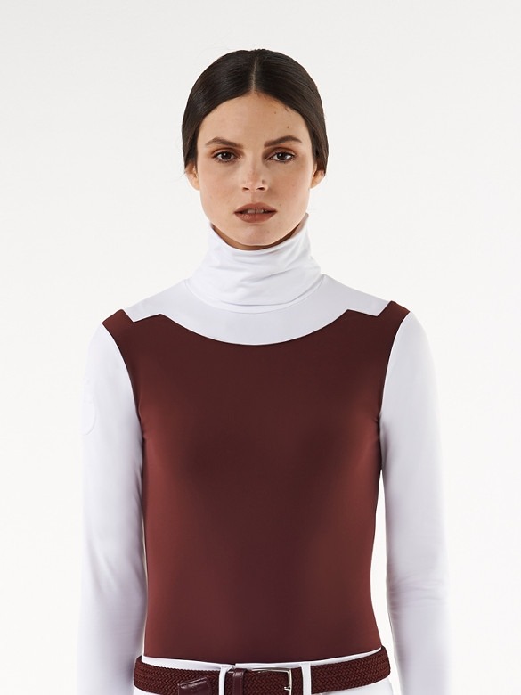 Polo de concurso de lana con cuello alto - Imagen 2