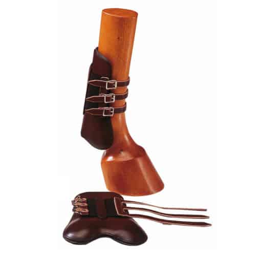 Protectores Tendon cuero con cierrre correas